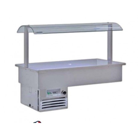 Drop-in freddo Samba 4 Brina Temperatura -1/0°C Dimensioni 1422x750x1154h mm