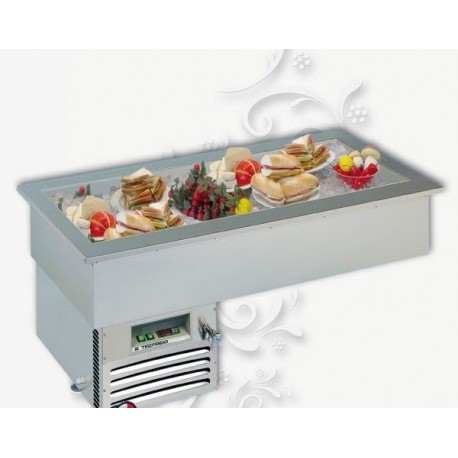 Drop-in vasca refrigerata Gastronomia Armonia 3 rugiada Temperatura -1/0 °C Dimensioni 1122x750x562h mm