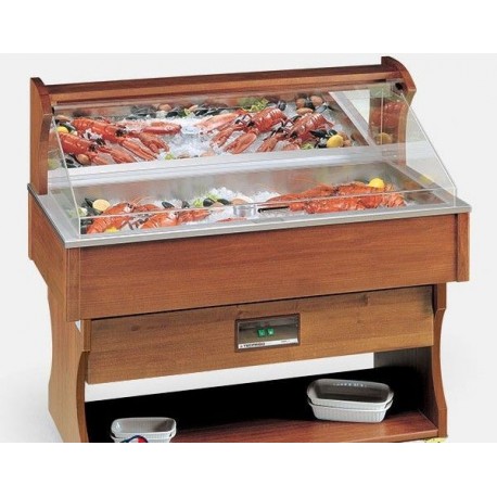 Carrello produttore fabbricatore ghiaccio Buffet Catering Gastronomia e ristorante Pesce Fishing 4 Tecfrigo Temp. Ambiente Dimen