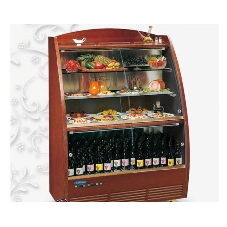 Carrello murale Buffet Catering Gastronomia e ristorante Bellavista Tecfrigo Temp +4/+10 e +5/+11 °C Dimensioni 1424x797x1994 mm