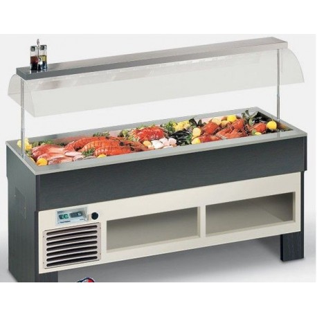Buffet Catering Gastronomia e ristorante Scenic 3 M Tecfrigo Temp -1/0 °C Dimensioni 1122x750x1528 mm