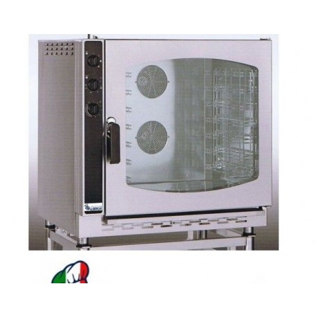 Forno a convezione + umidificatore per GASTRONOMIA e PASTICCERIA - 7 Teglie GN 1/1 e 60x40 - ELETTRICO 9.6 Kw.