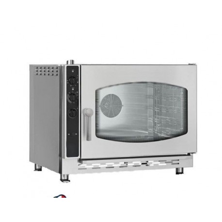 Forno a convezione + umidificatore a GAS per GASTRONOMIA e PASTICCERIA - 5 Teglie GN 1/1 e 60x40