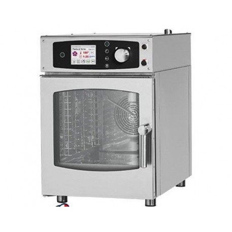 Forno misto a convezione vapore Dimensioni 519x803x770 mm - 6 Teglie 1/1