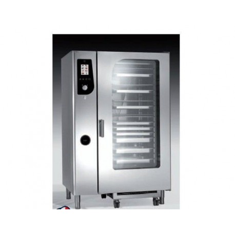 Forno a gas misto convezione vapore per gastronomia Dimensioni 120x91x185 cm - 20 teglie GN 2/1
