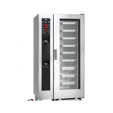 Forno a gas misto convezione vapore per gastronomia Dimensioni 99.5x83.5x185 cm - 20 teglie GN 1/1