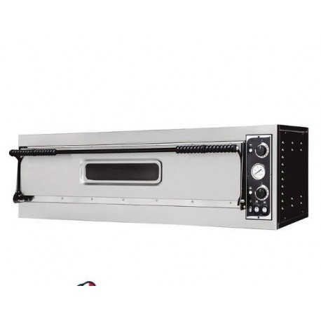 FORNO ELETTRICO MECCANICO PER PIZZERIA – 6 PIZZE Ø35 CM – DIMENSIONI ESTERNE 136x95.4x41.3 CM CON VETRO