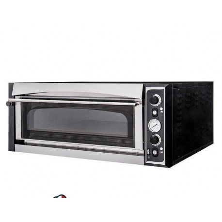 FORNO ELETTRICO MECCANICO PER PIZZERIA – 9 PIZZE Ø35 CM – DIMENSIONI ESTERNE 136x130x41.3 CM CON VETRO