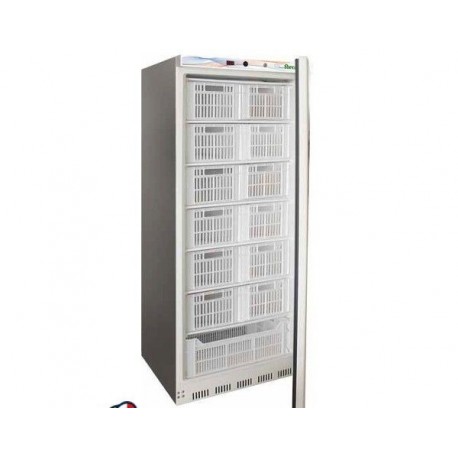 Armadio refrigerato congelatore statico in Acciaio Inox Temperatura -18/-22°C Dim. 777x695x1895 mm