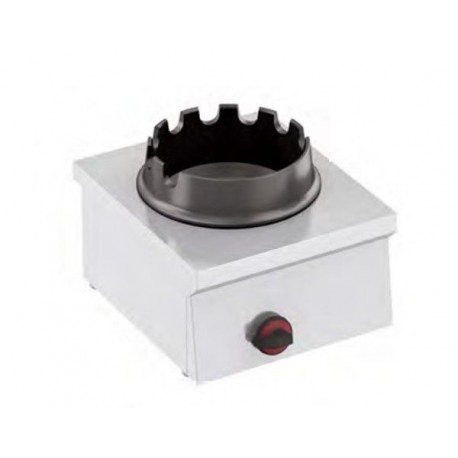 Fornello a gas per wok 1 fuoco dim. 400x450x240H mm HOTCLASS