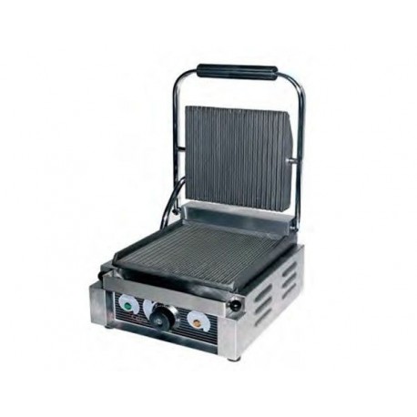 Piastra media in ghisa con piano di cottura rigato 2200 W HOTCLASS