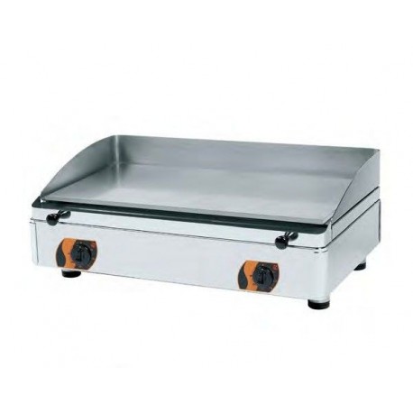 Fry top in duplex elettrico greener line con piano di cottura liscio dim. 410x550x305 mm HOTCLASS