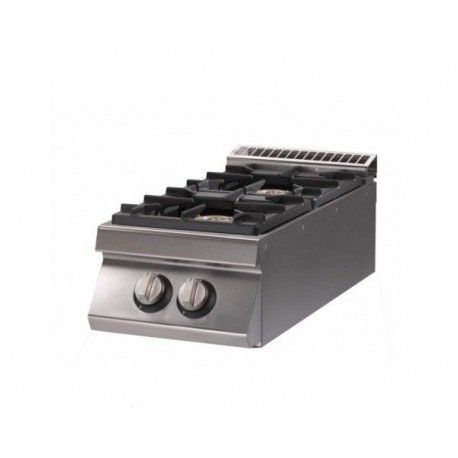 Cucina 2 Fuochi a gas top - Dim.cm. 40x70x27h