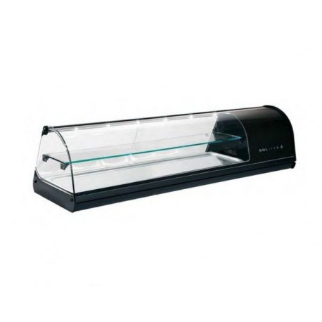 Vetrina refrigerata piano liscio in acciaio inox temp +2°/+5°C varie dimensioni HOTCLASS
