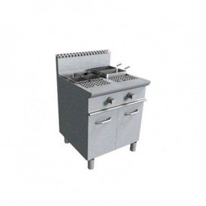 Cuocipasta a gas 2 vasche...