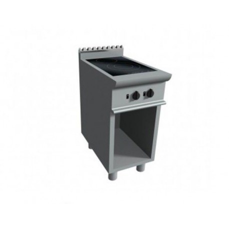 Cucina a induzione 2 zone cottura su vano a giorno - Dim. cm 40x70x85h