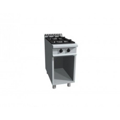 Cucina 2 fuochi a gas su vano a giorno - Dim. cm 40x90x85h