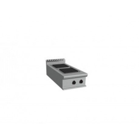 Cucina elettrica top 2 piastre - Dim. cm 40x90x23h