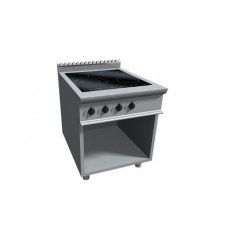 Cucina a induzione su vano a giorno - Dim. cm 80x90x85h