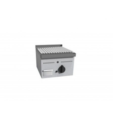 Bistecchiera-barbecue a pietra lavica da banco - Dim. cm 45x55x33h