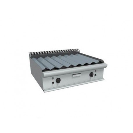 Griglia pietra lavica da banco - Dim. cm 80x70x27h