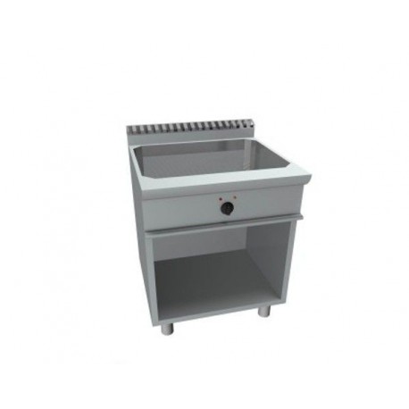 Bagnomaria elettrico su vano a giorno dimensioni vasche GN: 2/1 mm.200h - Dim.cm. 80x70x85h