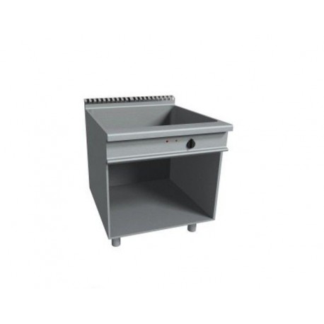 Bagnomaria elettrico su vano a giorno 1 vasca GN 2/1 + 1/3X2 - Dim. cm 80x90x85h