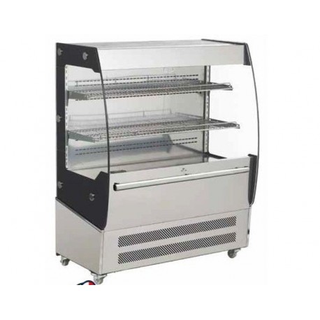 Murale vetrina espositiva aperta refrigerata ventilata Temp. +2/+12°C Dimensioni 1000x560x1250 mm