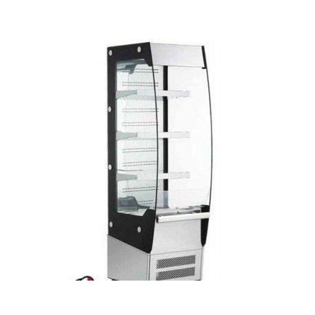 Murale vetrina espositiva aperta refrigerata ventilata Temp. +2/+12°C Dimensioni 674x494x1450 mm