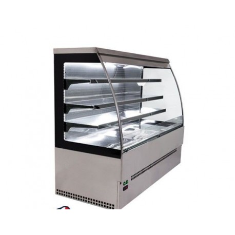 Vetrina banco espositore refrigerato orizzontale Self Service - Temp. 0/+2°C - Profondità 78 cm Altezza 151 cm
