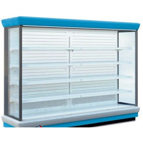 Espositore refrigerato per supermercato per prodotti refrigerati Dim. cm 203.5x77x205h Temp. 0/+4°C
