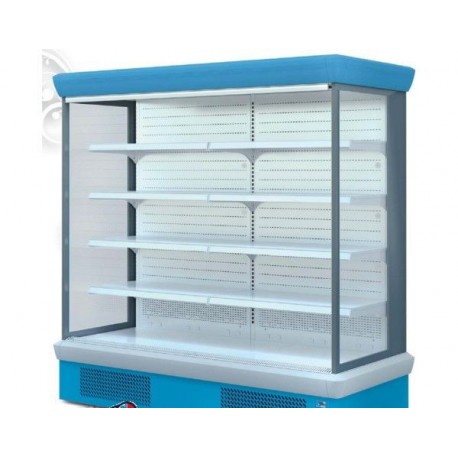 Espositore murale per prodotti refrigerati Dim. cm 101,7x88x203h Temp. +2/+4°C