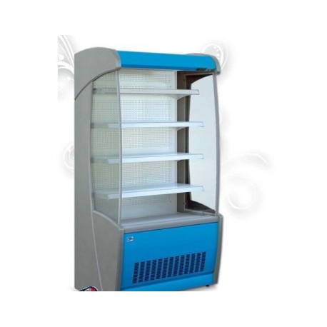 Espositore murale per prodotti refrigerati Dim. cm 88,6x62x194h Temp. +2/+4°C
