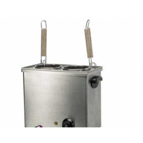 Cuocipasta 2,5 Kw vasca: G/N 1/3 x 200 mm Dimensioni: 370x230x300 mm