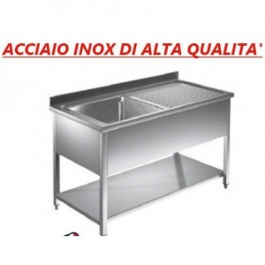 Lavatoio acciaio inox 1...
