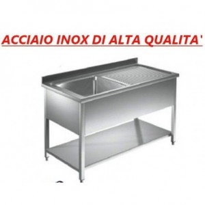 Lavatoio acciaio inox 1...